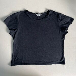 Kindred Black Crop Tee Black